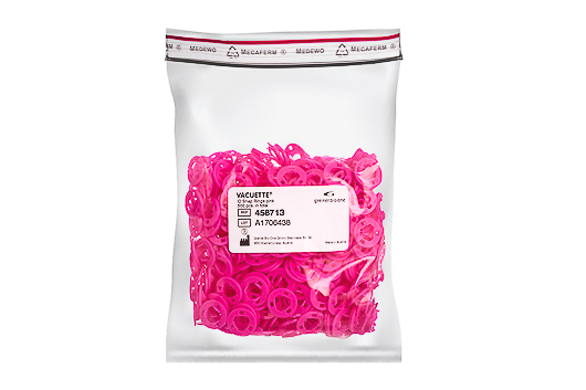 Greiner Bio-One - VACUETTE® snap ring, roze, 500st - 458713