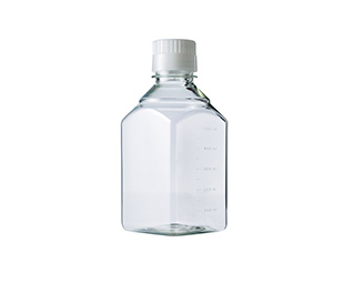 Greiner Bio-One - Fles, vierkant, PET, 500ml, schroefdop - 950700