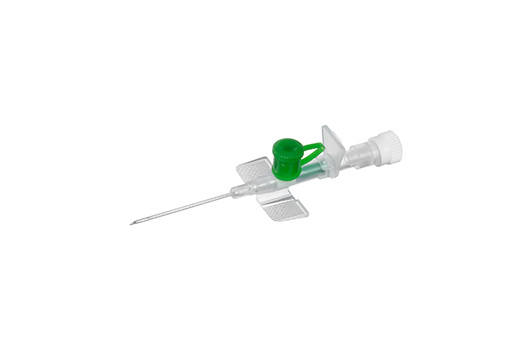 Greiner Bio-One - CLiP Ported Safety IV naald, groen, 18G, FEP - VP183201