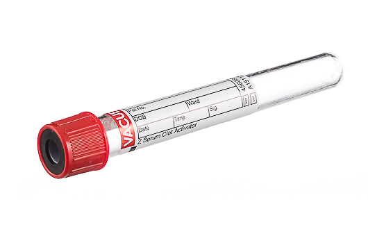 Greiner Bio-One - VACUETTE® buis, serum, 6ml, 13x100mm, rood/zwart - 456089