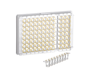 Greiner Bio-One - Stripplaat, F-bodem, ELISA, binding M, 12x8w, C - 705066