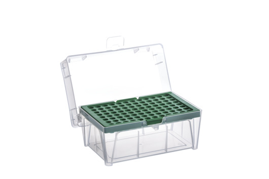 Greiner Bio-One - Sapphire rek voor 96 pipetpunten 300µl, insert groen - 770330