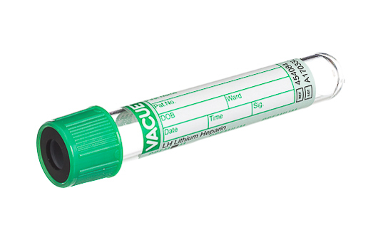 Greiner Bio-One - VACUETTE® buis, LH, 4ml, 13x75mm, groen/zwart - 454084