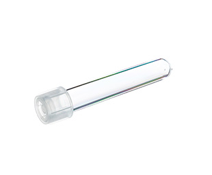 TUBE, 4.5 ML, PS, ROUND BOTTOM, 12.4 X 75 MM, TWO-POSITION VENT STOPPER, CRYSTAL-CLEAR, STERILE, INDIVIDUALLY