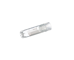 CRYO.S, 2 ML, PP, ROUND BOTTOM, INTERNAL THREAD, NATURAL SCREW CAP, WITH WRITING AREA, WITH STARFOOT, NATURAL, STERILE,