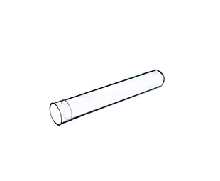 TUBE,14 ML, PS, ROUND BOTTOM, 17x100 MM , CRYSTAL-CLEAR 