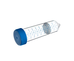 LEUCOSEP TUBE WITH POROUS BARRIER, 50 ML, PP, CONICAL BOTTOM, 30,0 X 115 MM, NATURAL, STERILE, 25 PCS./BAG