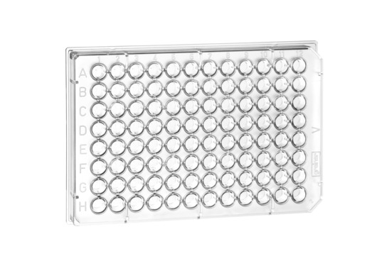 MICROPLATE, 96 WELL, PS, V-BOTTOM, CRYSTAL-CLEAR, 5 PIECES PER BAG 