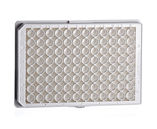 MICROPLATE, 96 WELL, PS, F-BOTTOM, (CHIMNEY), TC, WHITE, STERILE, 10 PIECES  PER BAG