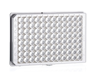 MICROPLATE, PS, WHITE, 96 WELL, µCLEAR, NON-BIND, F-BOTTOM/ CHIMNEY Well, 10 PCS/BAG