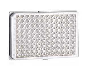 MICROPLATE, 96 WELL, HALF AREA, TC, WHITE, µCLEAR, STERILE, 8 PCS/BAG
