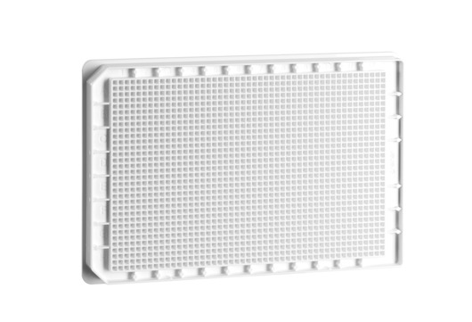 CELL CULTURE MICROPLATE, 1536 WELL, F-BOTTOM, HIBASE, WHITE, STERILE, 15 PCS./BAG 