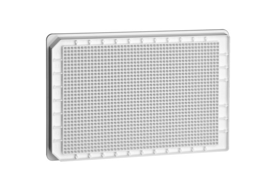 MICROPLATE, 1536 WELL, PS, F-BOTTOM, HIBASE, MED. BINDING, µCLEAR®, WHITE, 15 PCS./BAG 