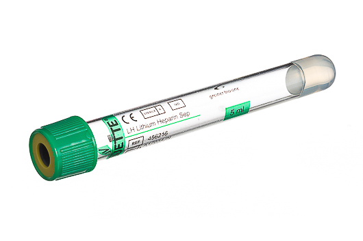 Greiner Bio-One - Tubo de Heparina de Lítio com Gel Separador VACUETTE® 5 ml LH - 456216